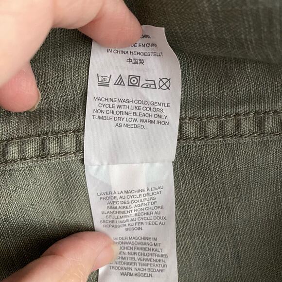 J Crew Size S Small Camo Jacket Shacket Button Front - Picture 4 of 5